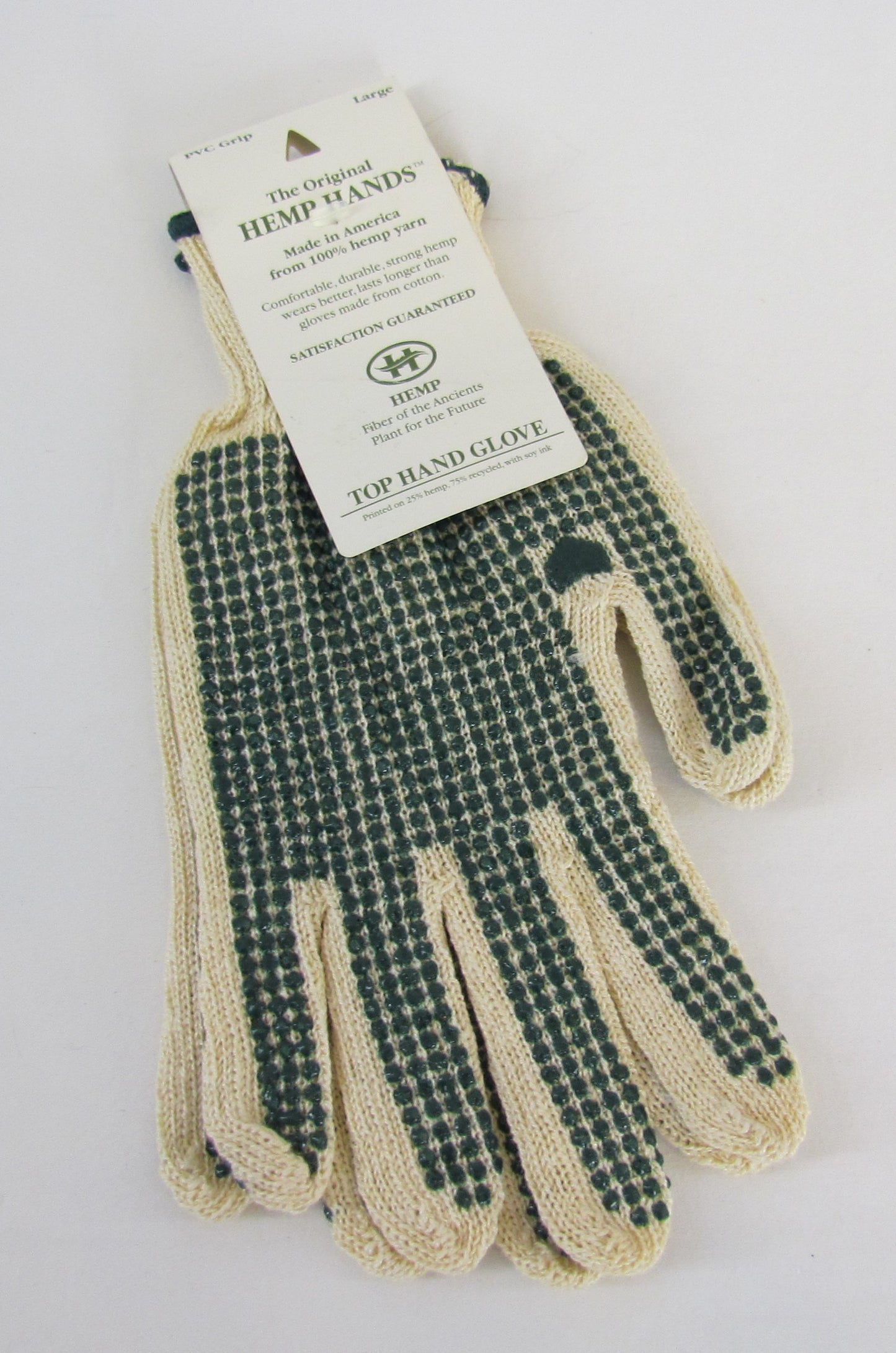 Hemp Hands Gloves with PVC Gripping Dots