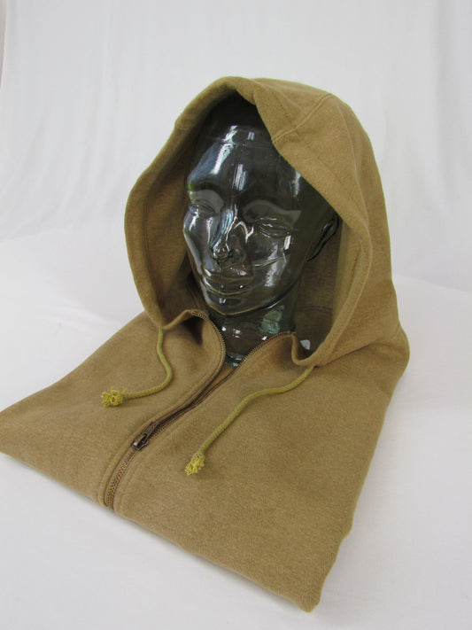 High Grade Apparel Zip Front Hoody, Hemp/Organic Cotton