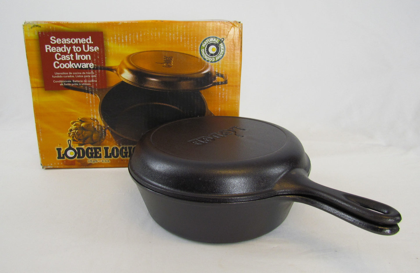Lodge Logic Cast Iron Combo Cooker 3 Quart