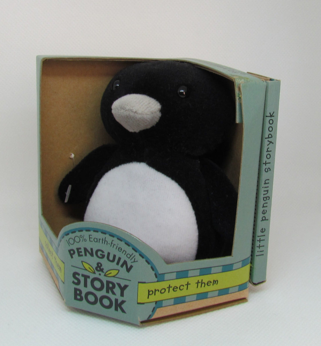 Green Start Little Penguin Toy & Book