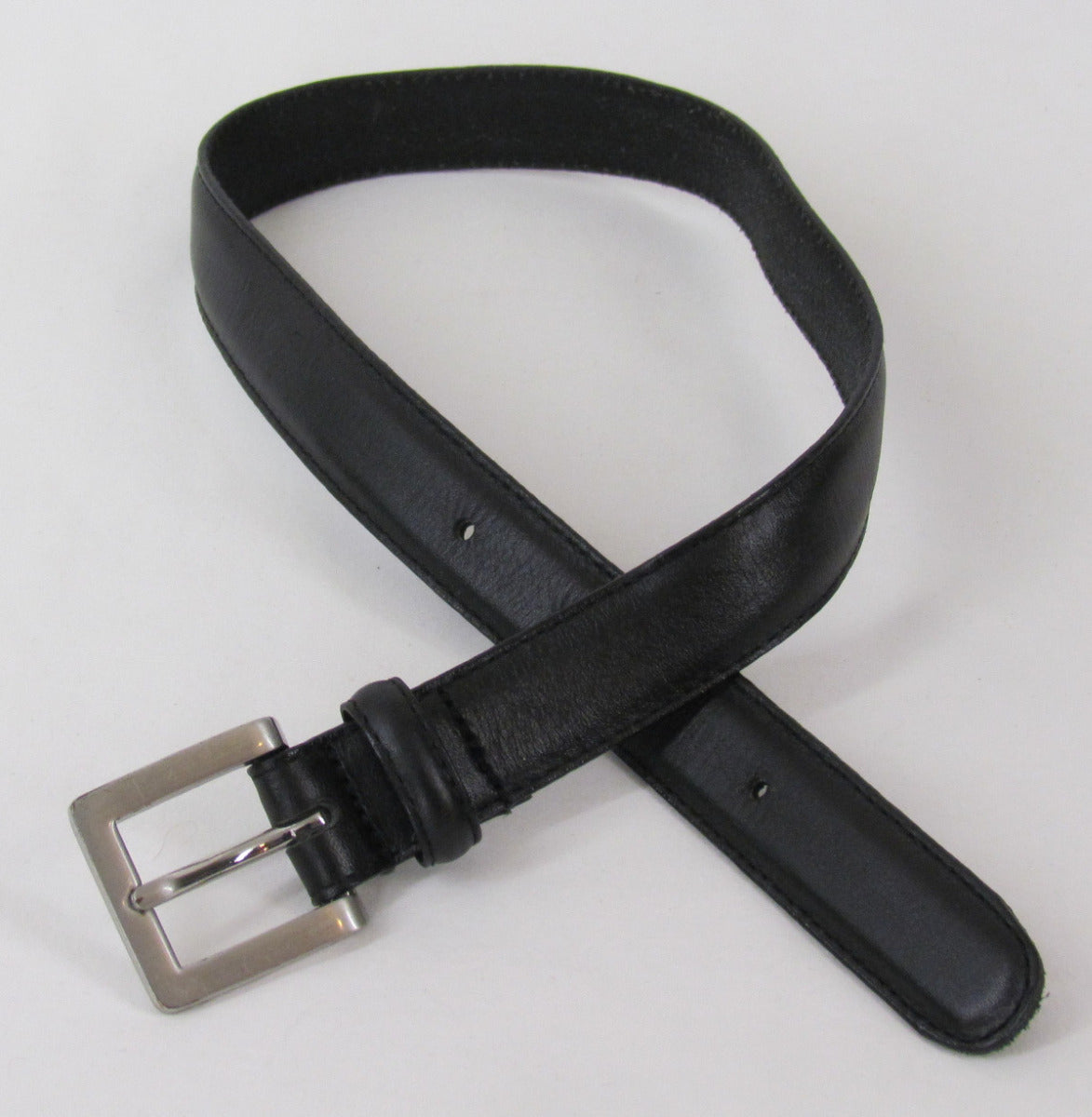 Janie & Jack Leather Dress Belt, Youth, Black 20”-23”