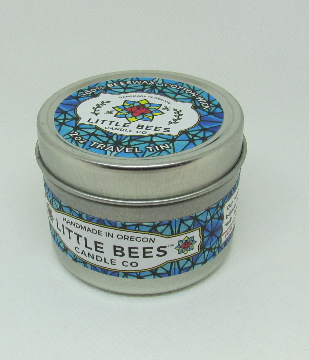 Little Bees Candle Travel Candle in Tin