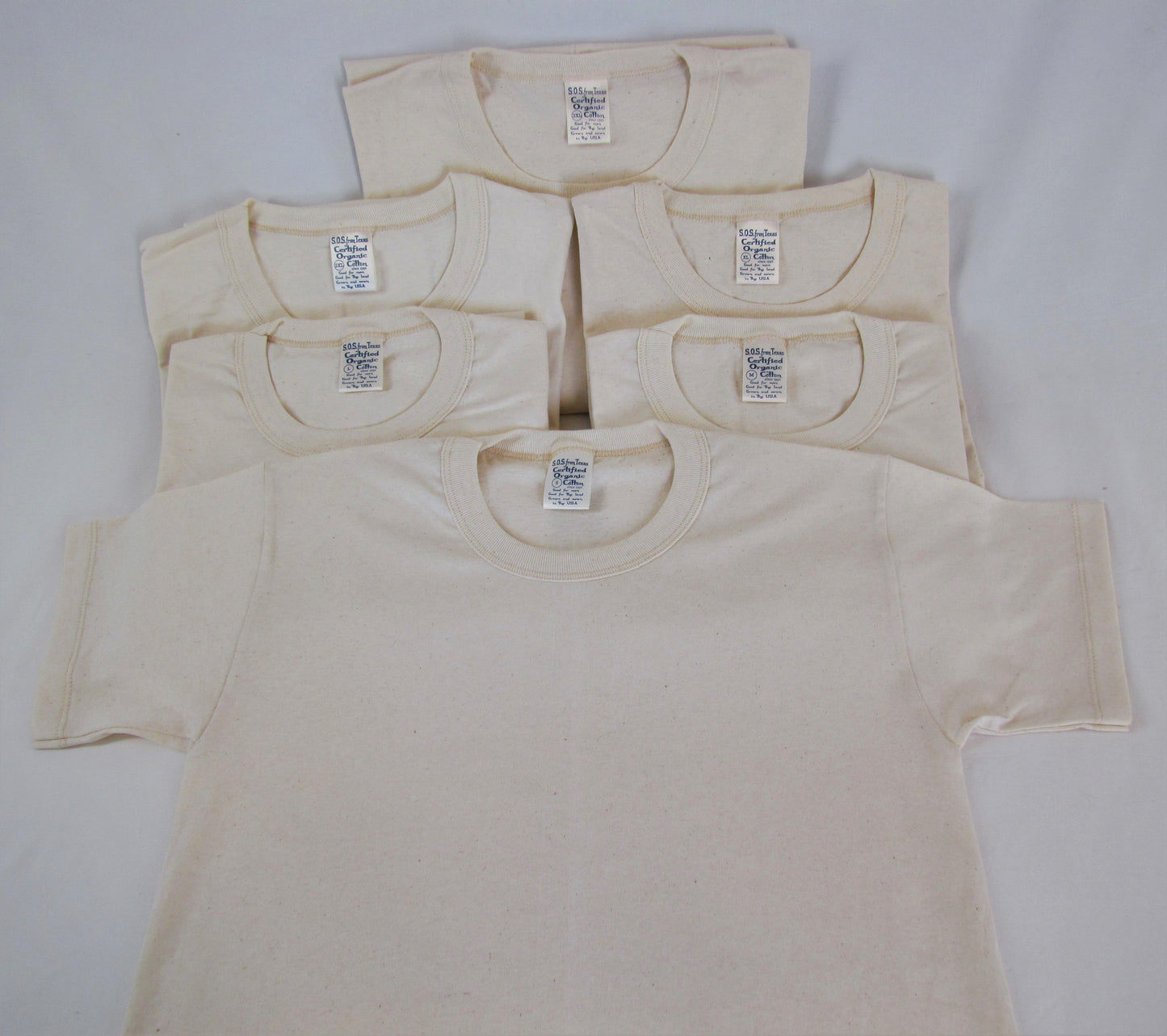 SOS from Texas Short Sleeve T-Shirt-Natural
