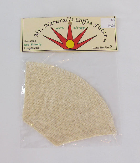 Mr. Natural's Hemp Reusable #2 Coffee Filter