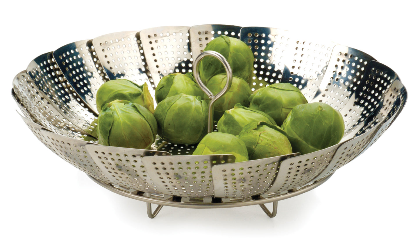 RSVP Endurance Stainless Steel Vegetable Steamer Basket