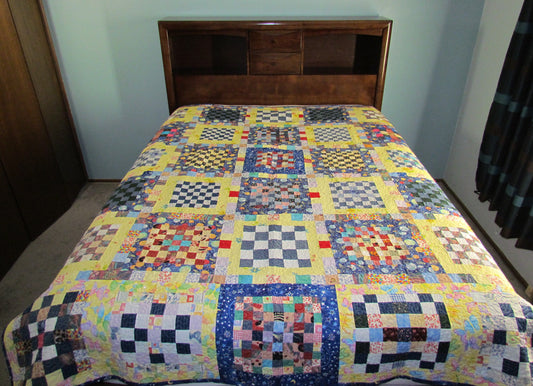 Planets & Butterflies Quilt, Twin-Queen