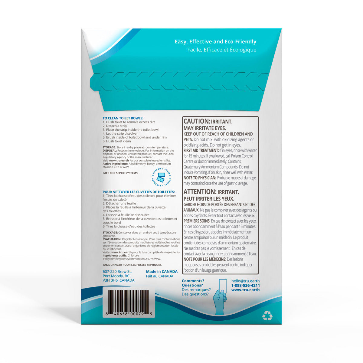 Tru Earth Toilet Bowl Cleaner Eco Strips
