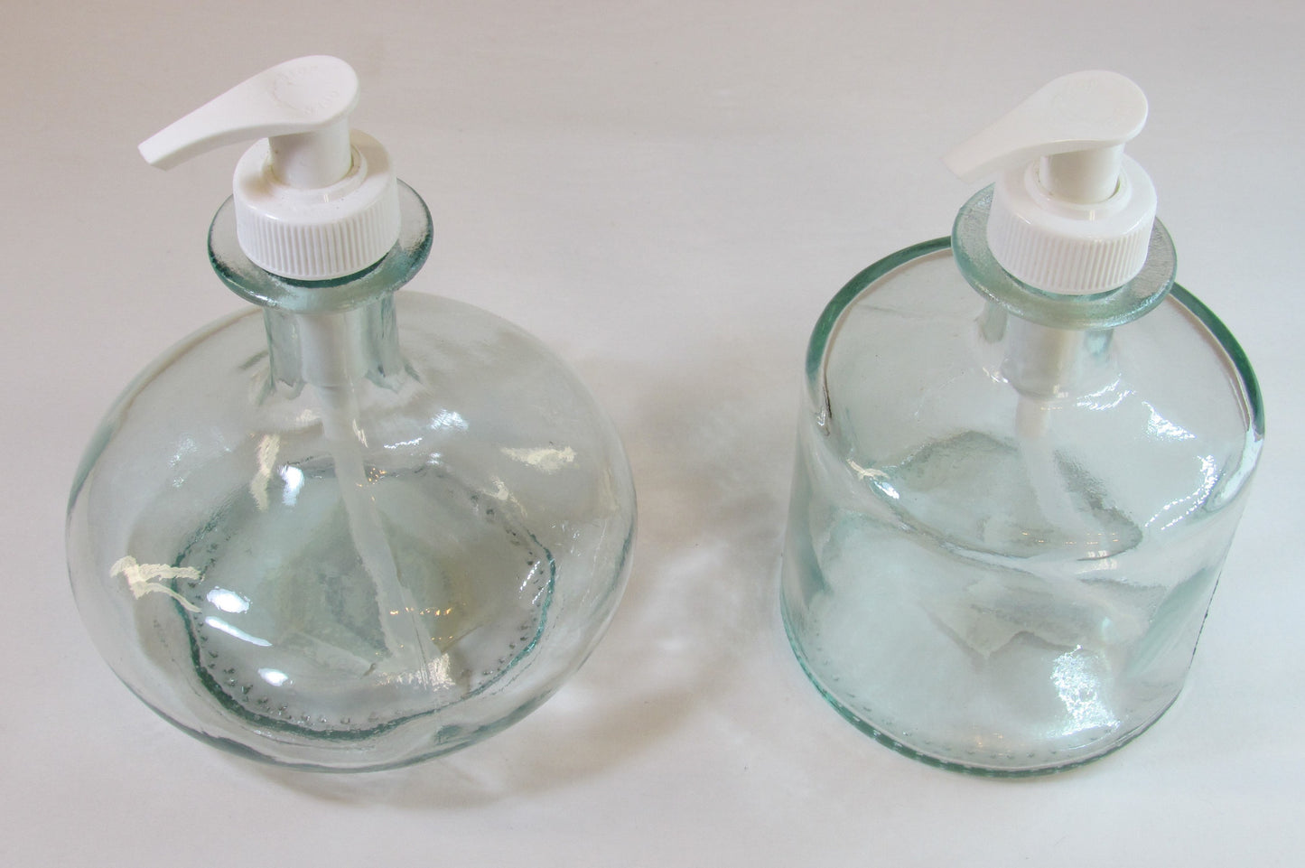 Recycled Glass Dispenser, Cylindrical Base 450cc