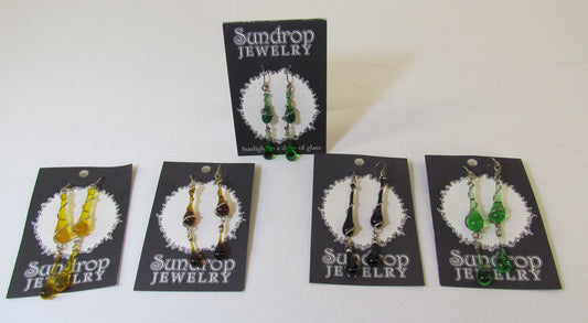 Sundrop Jewelry Double Dangle Earrings