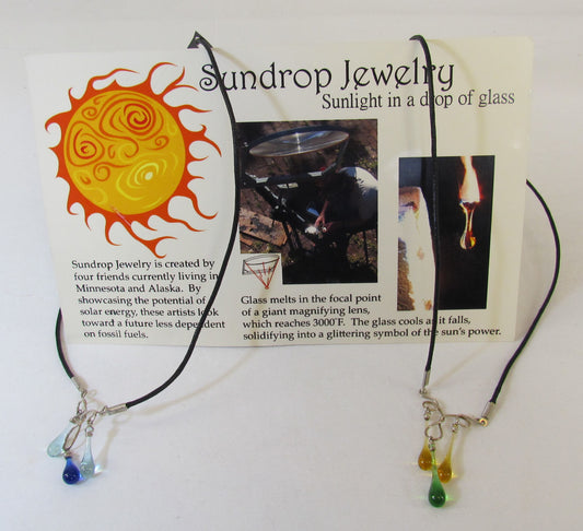 Sundrop Jewelry Three Drop Necklace