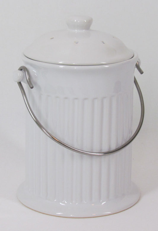 Norpro Ceramic Compost Crock w/filter