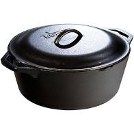 Lodge Logic Serving Pot/Dutch Oven w/Cover, 2-Quart
