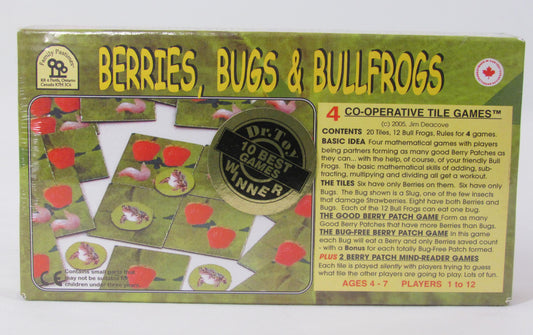 Family Pastimes Berries, Bugs & Bullfrogs Co-operative Tile Games