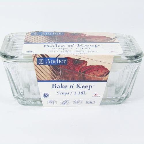 Anchor Hocking Bake N' Keep Dish w/lid