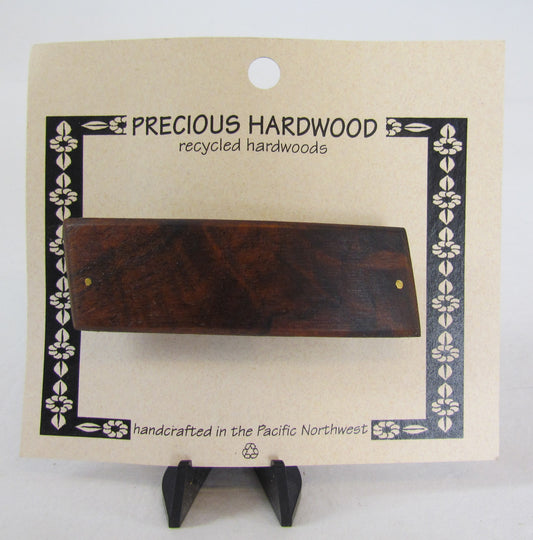 Precious Hardwood Barrette – Wood