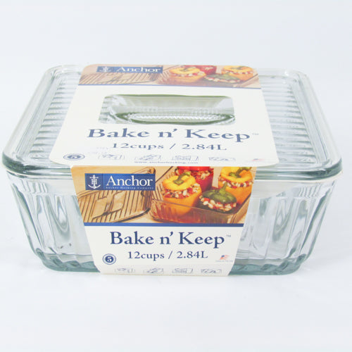 Anchor Hocking Bake N' Keep Dish w/lid