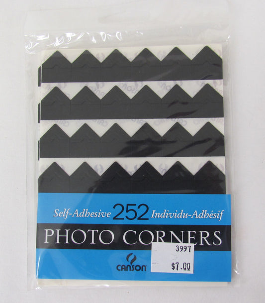 Canson Self Adhesive Photo Corners, 252 Corners