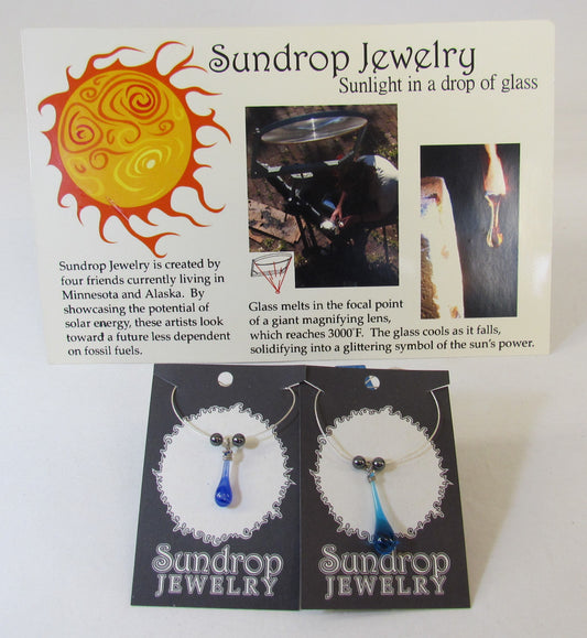 Sundrop Jewelry Necklace w/Sundrop & Hematites