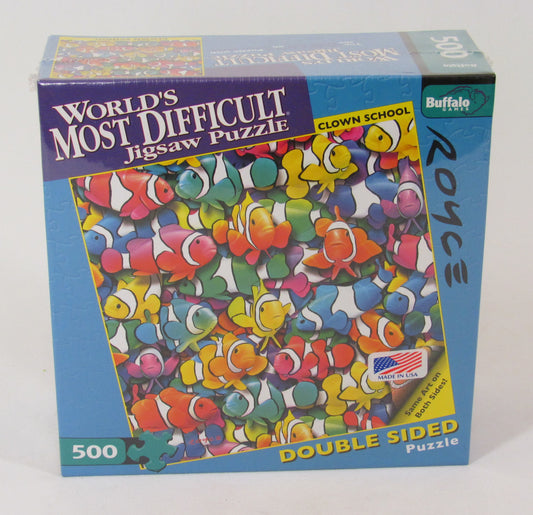 World's Most Difficult, Double-Sided, Jigsaw Puzzle – Clown Fish