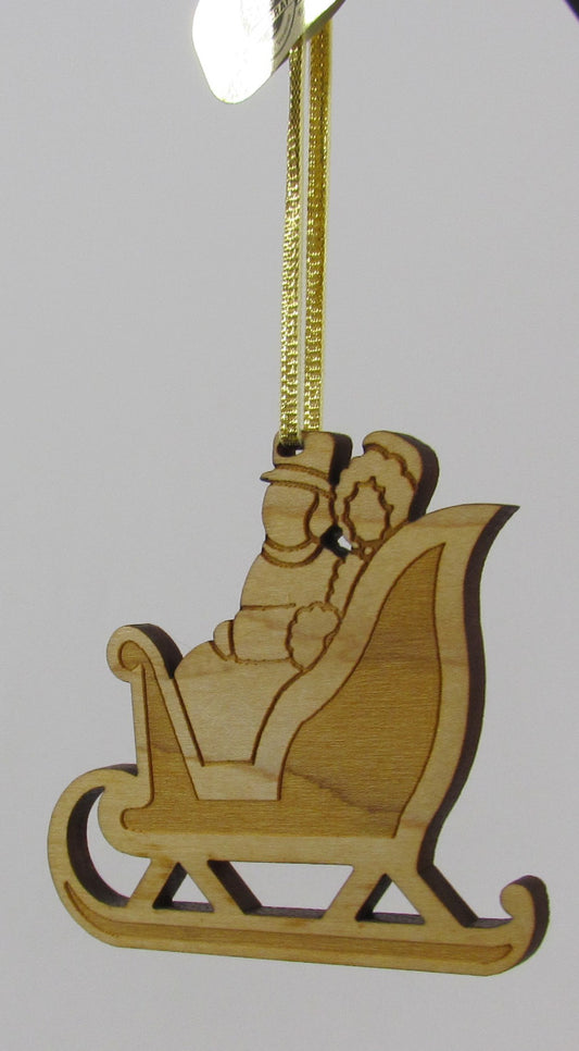 Maple Landmark Ornament-Sleigh