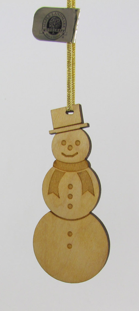 Maple Landmark Ornament-Snowman
