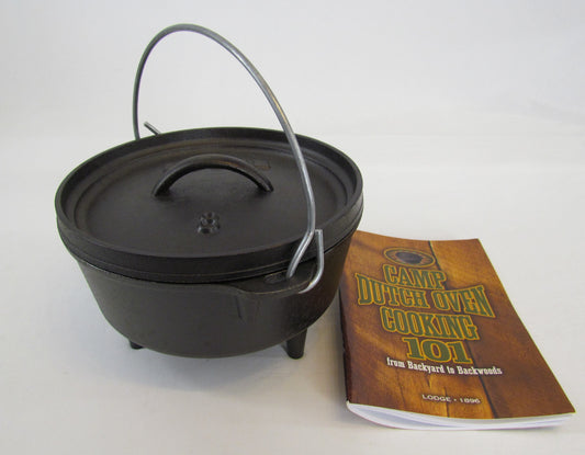 Lodge Logic Cast Iron 2 Qt Camp Oven