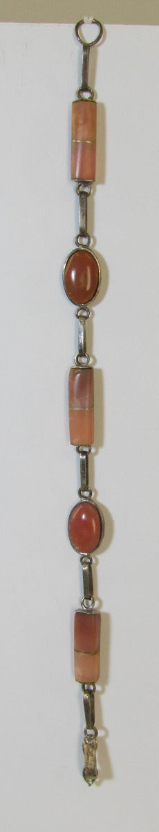 Silver/Stone Cloisonne Bracelet