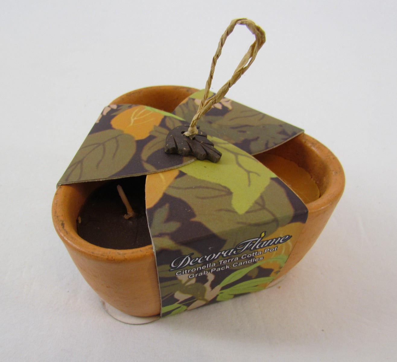 Decora Flame Citronella Terra Cotta Pot Grab Pack Candles – 3 Pack