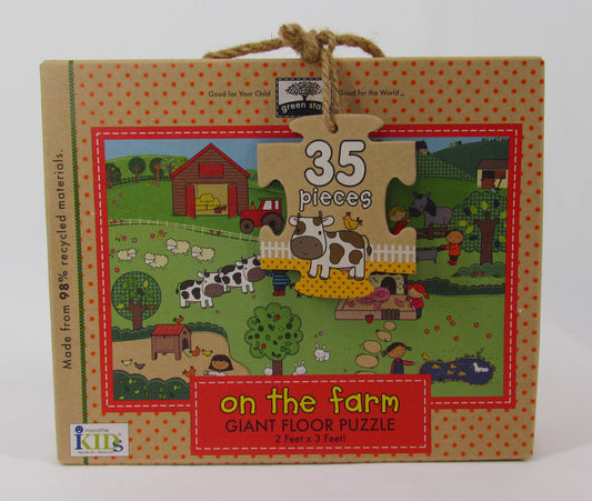 Green Start On The Farm Giant Floor Puzzle
