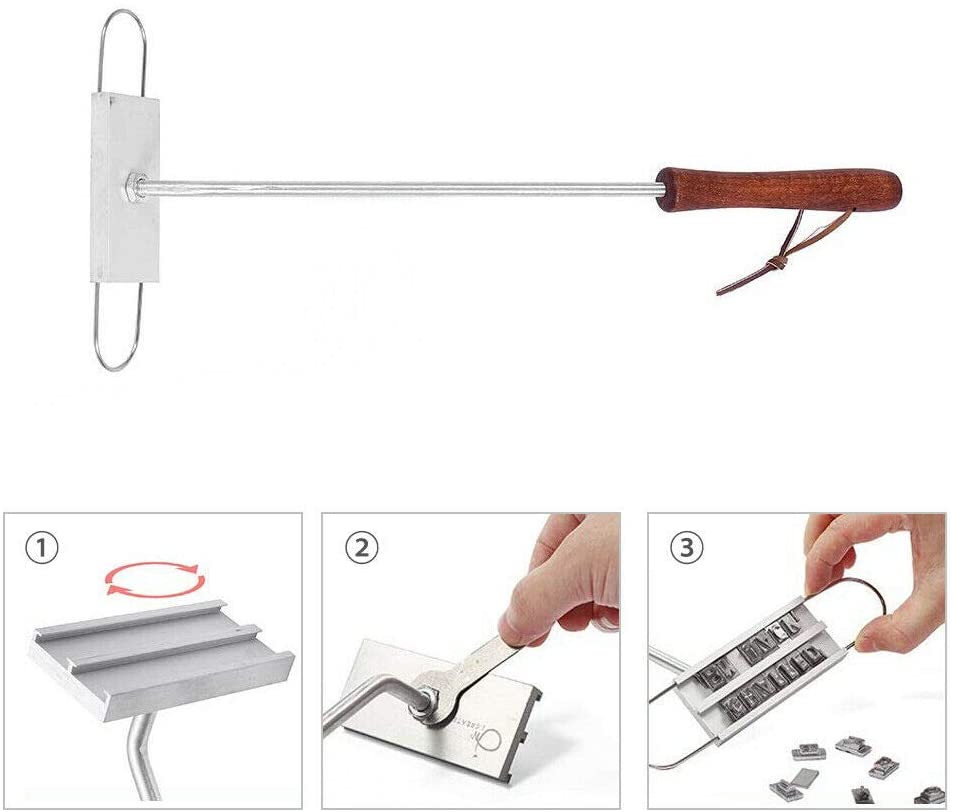 Norpro BBQ Branding Iron with Changeable Letters