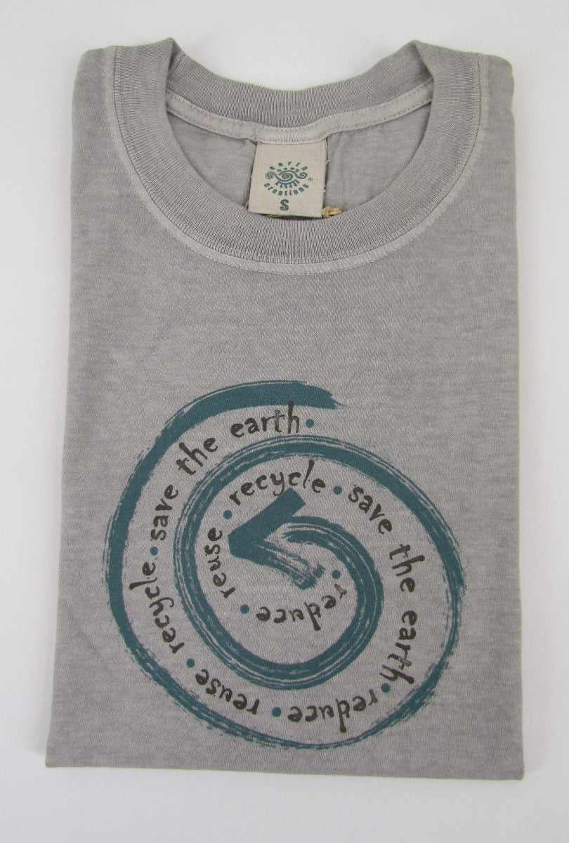 Earth Creations T-Shirt “Reduce, Reuse, Recycle”, Silt