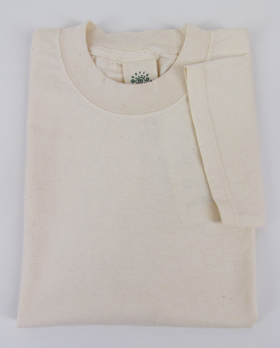 Earth Creations Short Sleeve T 100% Organic Cotton, Clay Dyed, Blank