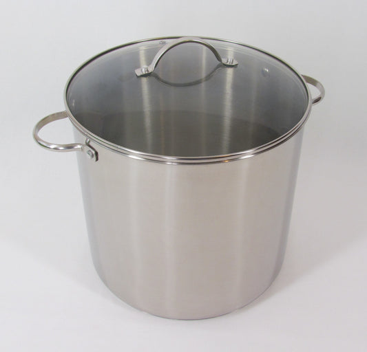 Endurance 16 Qt Stock Pot, Stainless Steel