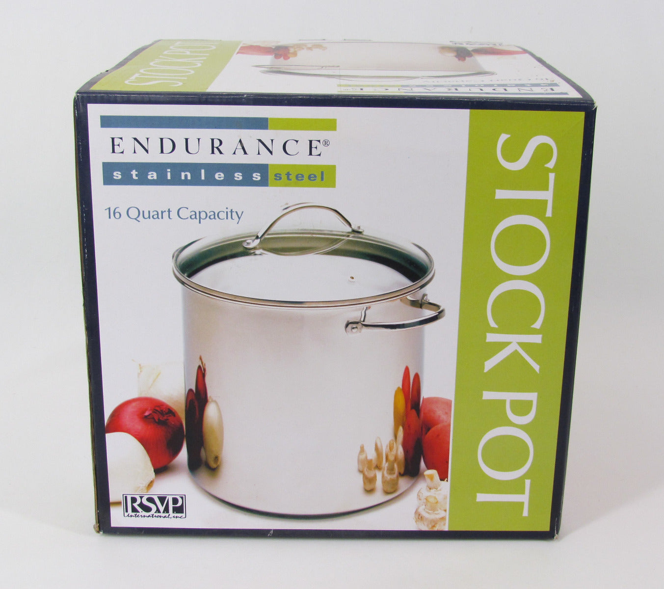 Endurance 16 Qt Stock Pot, Stainless Steel