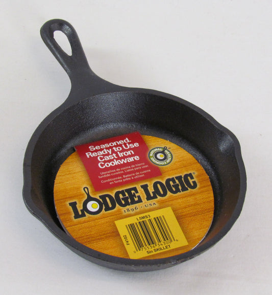 Lodge Logic Cast Iron Mini Skillet, 5”