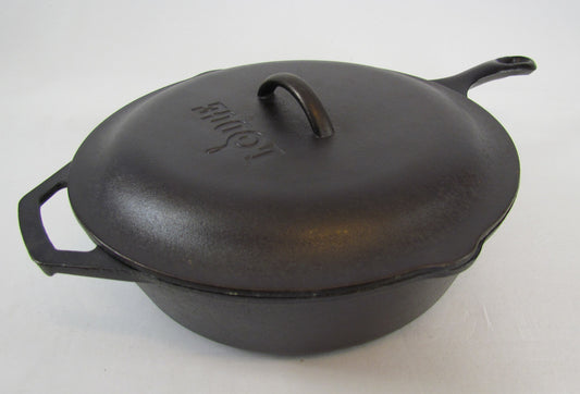 Lodge Logic Cast Iron Chicken Fryer w/Lid – 5 qt
