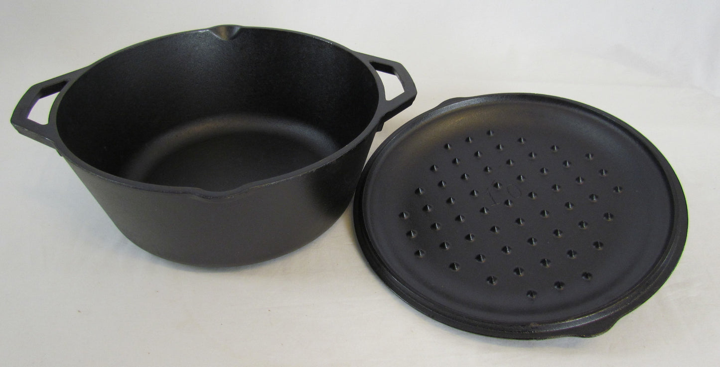Lodge Cast Iron Dutch Oven w/Lid – 7 qt