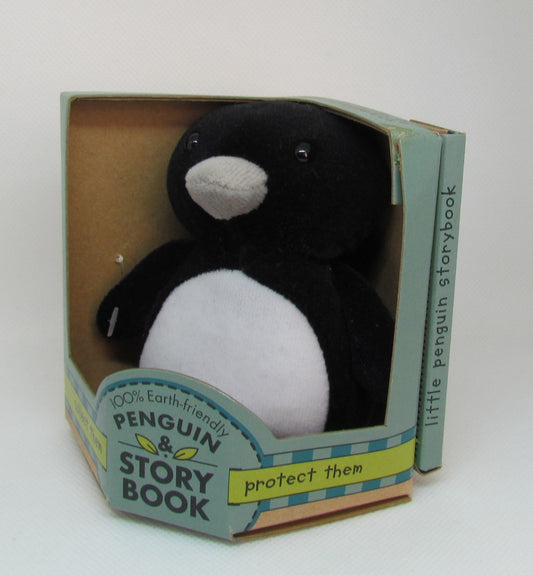 Green Start Little Penguin Toy & Book