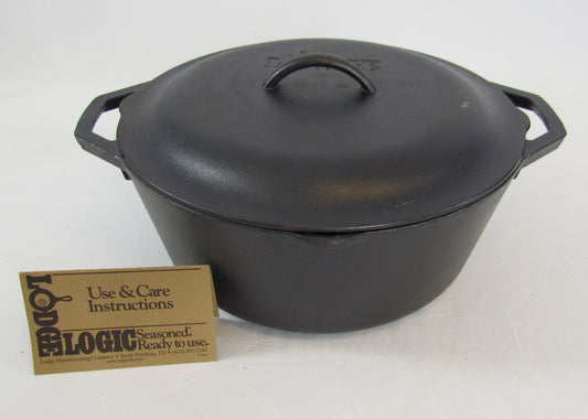 Lodge Cast Iron Dutch Oven w/Lid – 7 qt