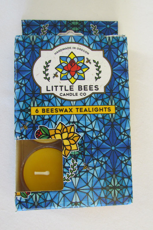 Little Bees Candle Tealights 6 Pack
