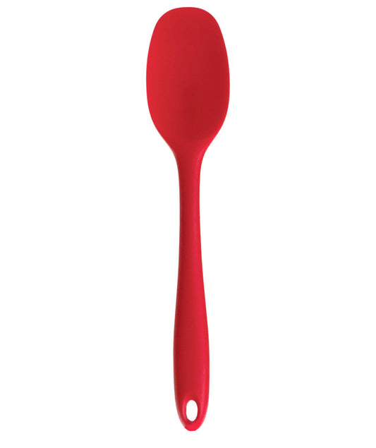 RSVP Silicone Coated Stainless Steel Spoon-Red