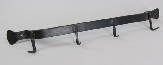Lauren Osmolski Wrought Iron Kitchen Rack w/4 Hooks
