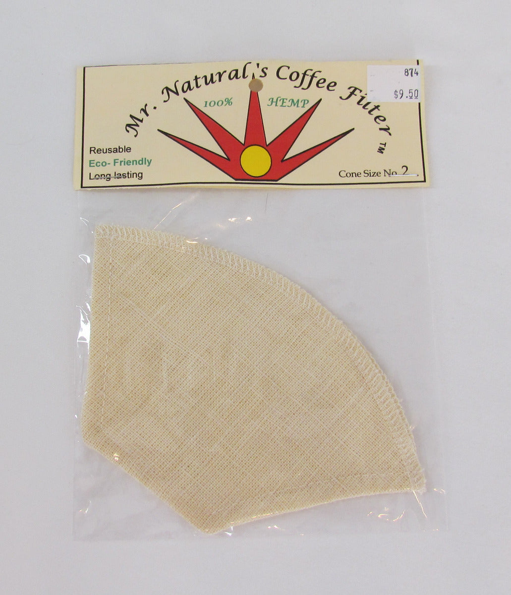 Mr. Natural's Hemp Reusable #2 Coffee Filter